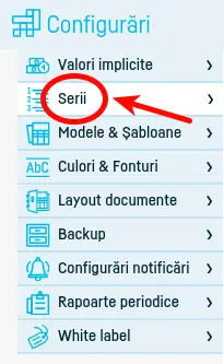 Cum adaug o serie de facturi? - pasul 2
