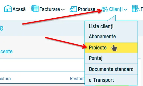 Cum te ajuta pagina de proiecte - pasul 1