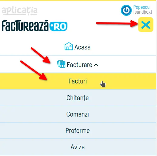Cum adaug o factură? - pasul 13
