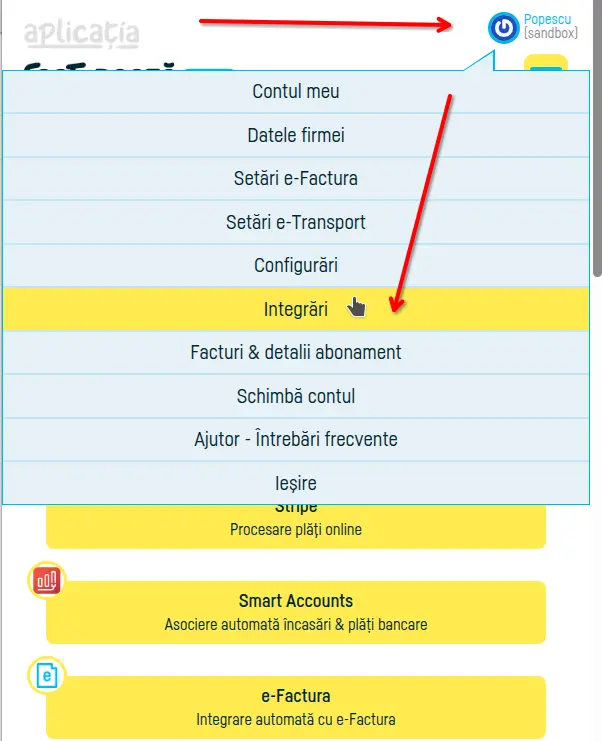 Cum activezi și configurezi integrarea cu Socrate ERP - pasul 1