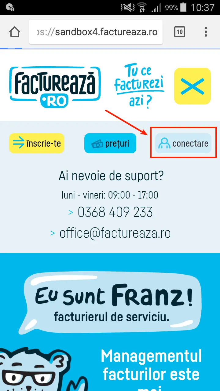 Ajutor, mi-am uitat datele de acces (parola)! - pasul 1